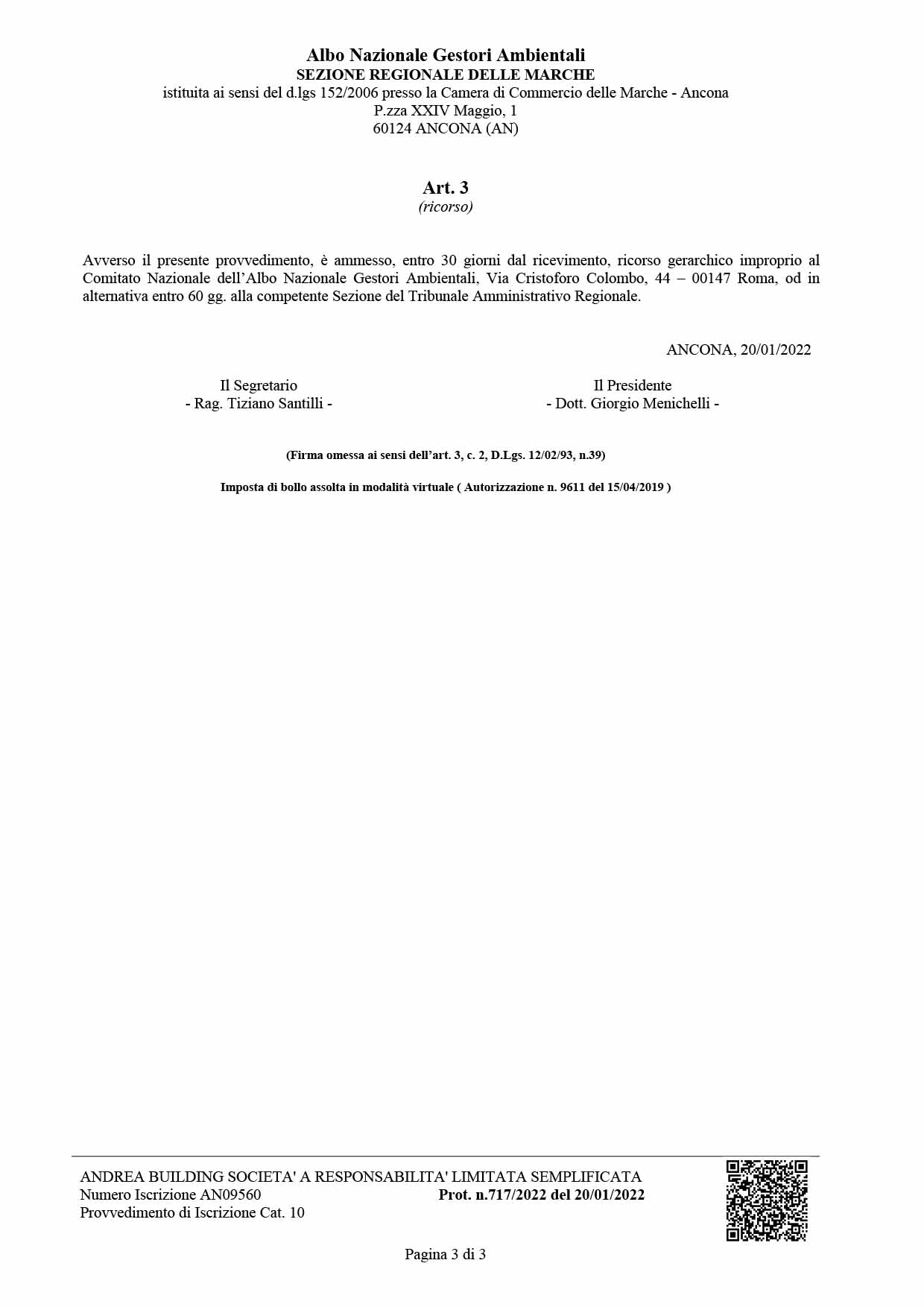 4.7_2022.01.20 conferma iscrizione cat 10AE-3 4.7 2022.01.20 conferma iscrizione cat 10AE 3